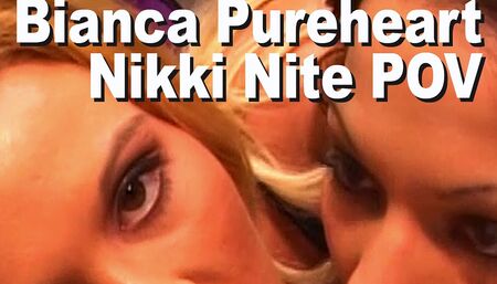 Bianca Pureheart & Nikki Nite & Dick Delaware throat fuck anal a2opm facial
