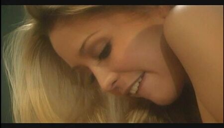 Pretty blonde teens enjoys sharing cock on threesome