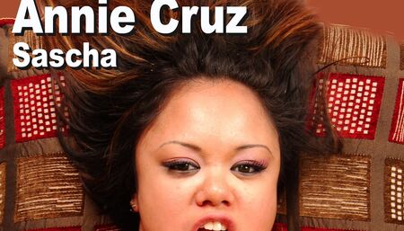 Annie Cruz & Sascha throat fuck anal a2m gape facial