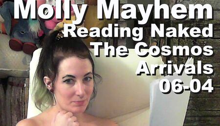Molly Mayhem Reading Naked The Cosmos Arrivals PXPC1064