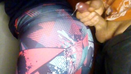 Dance rubbing cum shot.