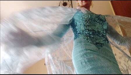 Tease and more from frozen Elsa queen