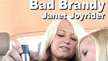 Bad Brandy with Janet Joyrider dildo masturbation