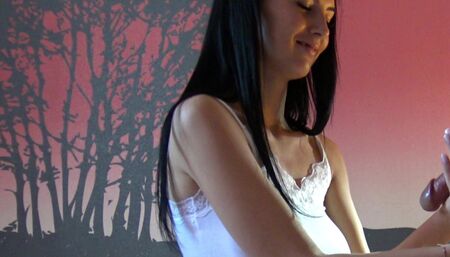 Hot Brunette Babe Cock Tease