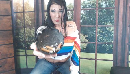 Lick my ashtray loser