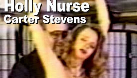 Holly Nurse & Carter Stevens BDSM Strip Spank Suck