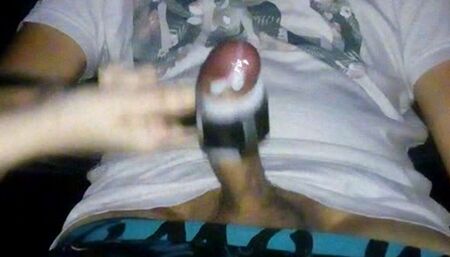 Femdom cumshot seat belt