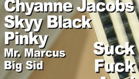 Chyanne Jacobs & Pinky & Skyy Black & big sid & Mr. Marcus Suck fuck anal orgy
