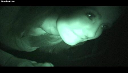 Stacey shows off her deep throating skills