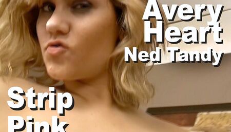 Avery Heart & Ned Tandy Strip Pink Lap-Grind Handjob