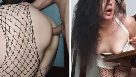 Perfect Ass Slutty Stepmom MILF gets an Intense Fuck Session! Creampie!