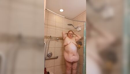 All sweaty nurse Vicki needs shower