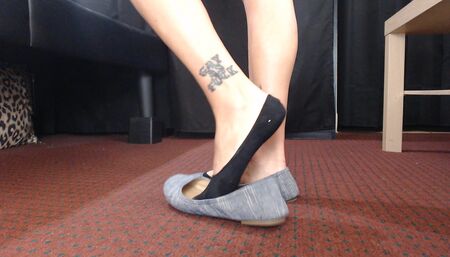Ballet flats liner socks shoeplay