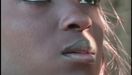 Two Fine Young African Amateurs Fingering And Licking Each Other's Pussy