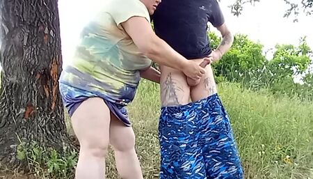 Park and outdoor masturbation of my penis