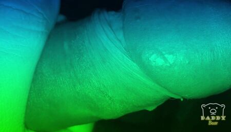 Dick with veins very close up