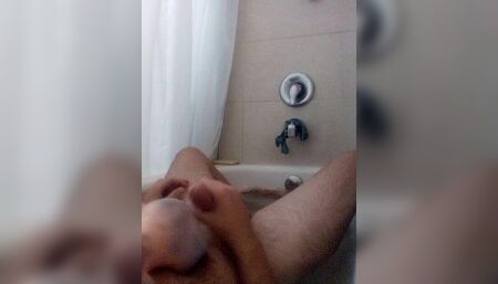 Love doll fucked in the bathtub and cumshot