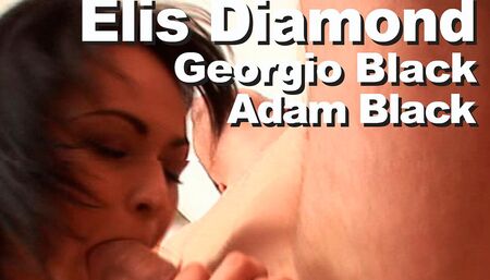 Elis Diamond & Georgio Black & Adam Black bisexual suck fuck anal cumshot