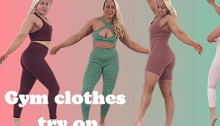 Sexy gym clothes try on haul
