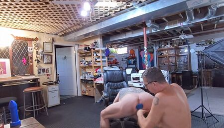 Fairy messing with the hog in basement