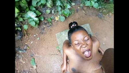 Black on black kinky femdom