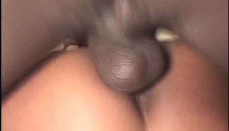 Slim body ebony with small tits sucks a thick dick and gets fucked hard