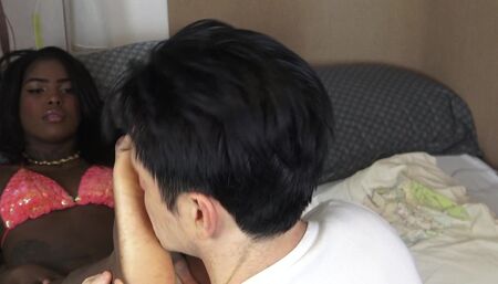 Stinky black feet smelling!