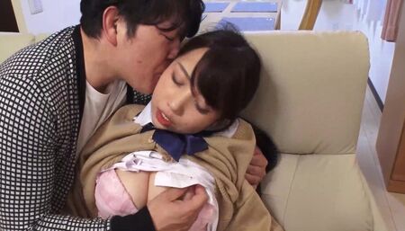 When I couldn't get out and hid in the closet, my step sister saw me seeing her suck cock. Her boyfriend notices it and.