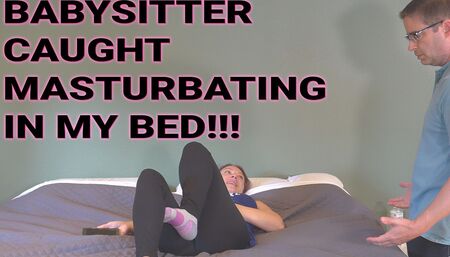 PORNVENTURES IN BABYSITTING E06: Babysitter Punished For Masturbating In Employers Bed