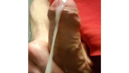 Bloopers - precum milking and cockring escape slapping ending up in ruined orgasms with creamy, non-squirting cum