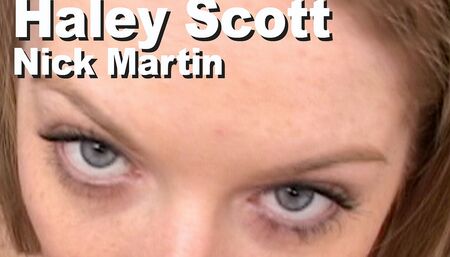 Haley Scott & Nick Martin Strip Suck Fingered Facial