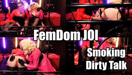 FemDom smoking JOI and rude dirty talk