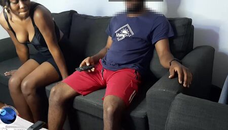 Wild fuck in Africa with girlfriend after wathing star wars MortyBlack