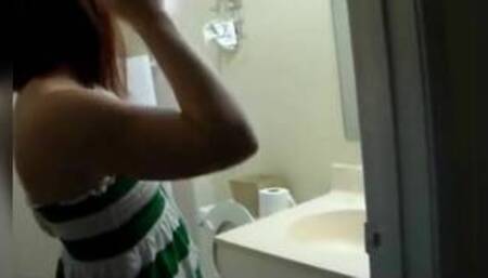 very hot girl BBC threesome - fucked with cum on her face