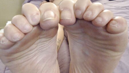 Extreme close up toenails