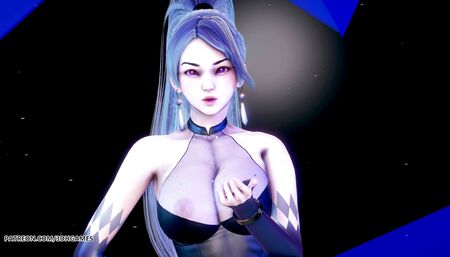 [MMD] (G)I-DLE - LATATA Kaisa hot striptease league of legends KDA 4K 60FPS