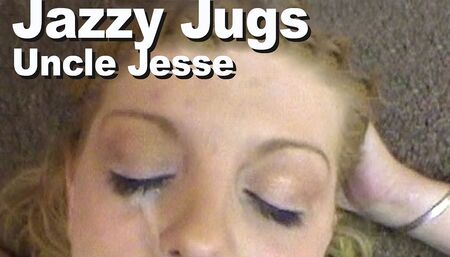 Jazzy Jugs and Jessie: strip, suck, facial