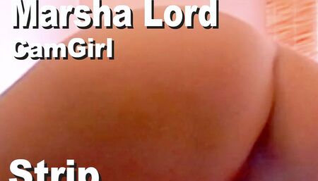 Marsha Lord: strip, pink, masturbate