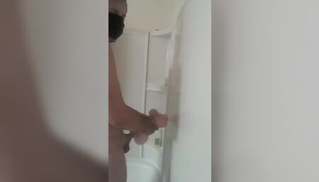 Sex doll fucked in the shower