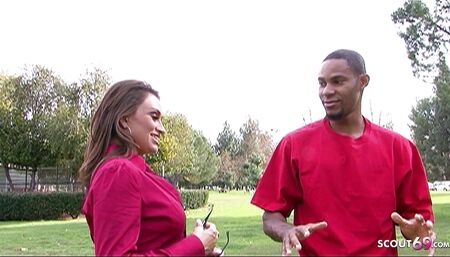 Black giant Lance fucks horny step mom Claudia in the ass