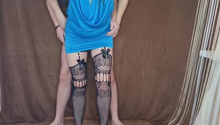 Hot wife with butt plug creampied