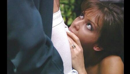 The teacher gives his student dentition to show her a lesson