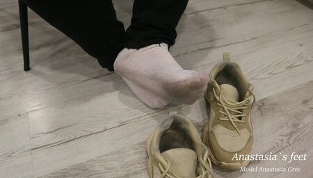 Dirty socks and dirty sneakers