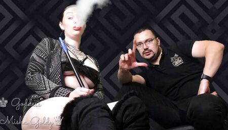 You love when I verbally punish you up for being a fucking loser! And today I will do this in the presence in Alpha!