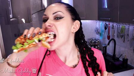 Cooking and eating annoying step-father! Vore fetish