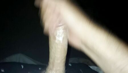 Big cock getting jerked off