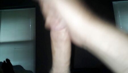 Jerking my big cock
