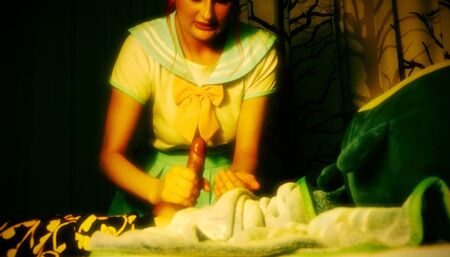 Stepmom tucks in Tyler with a special hug & feeds him his own sleepy seed