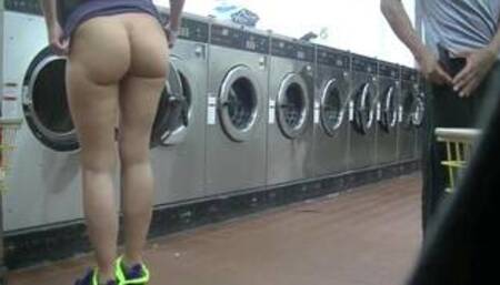 Helena Price - College Campus Laundry Flashing While Washing My Clothing!