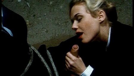 Sexy blonde cock sucking